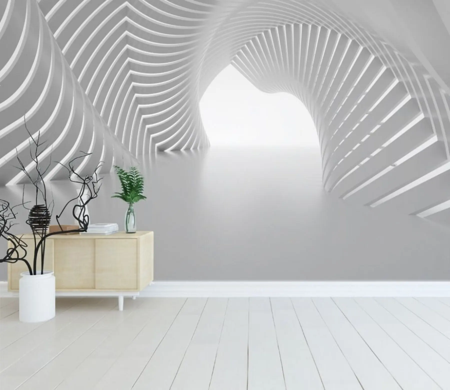 Fototapeta Biały tunel u02035