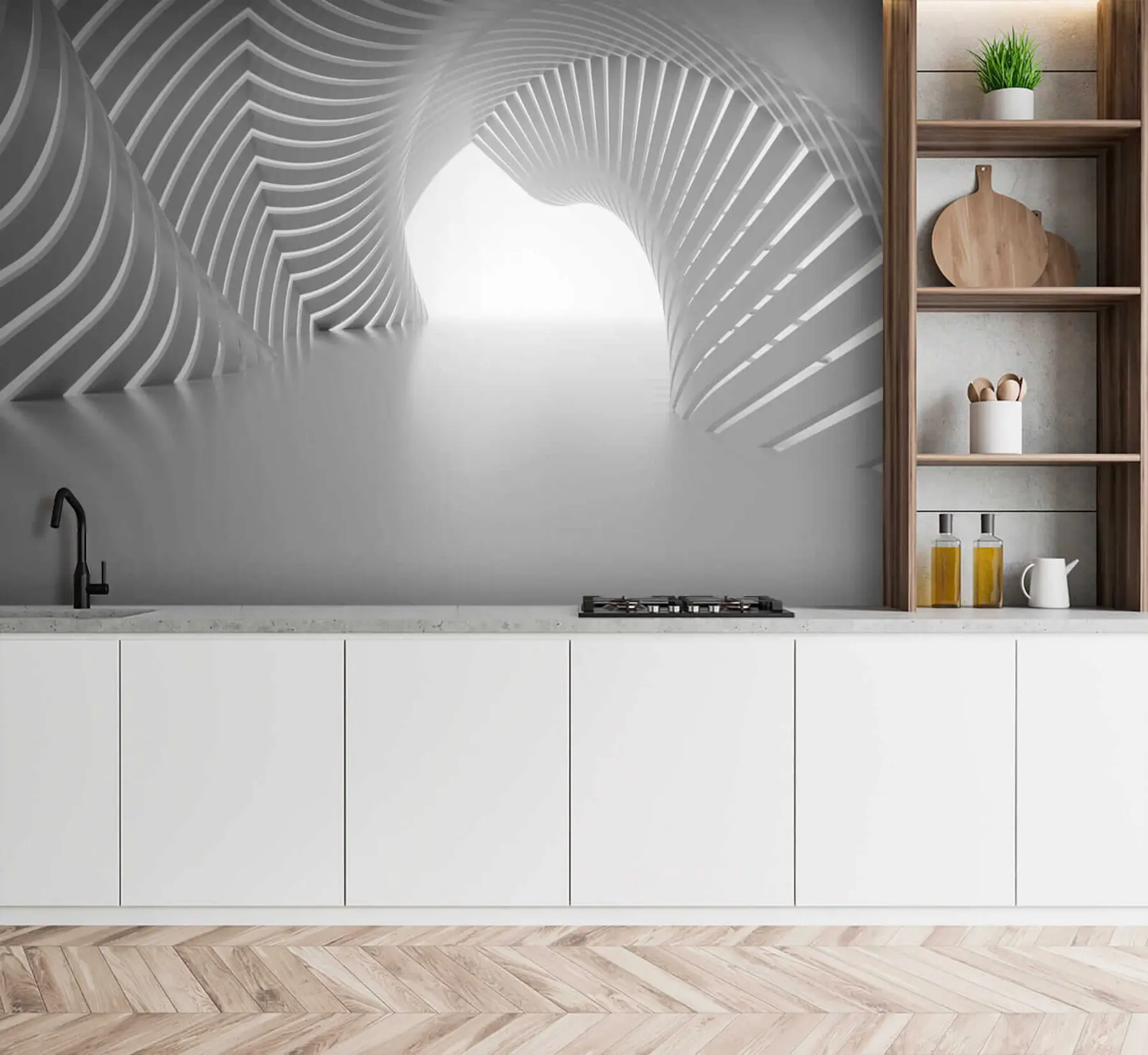 Fototapeta Biały tunel u02035