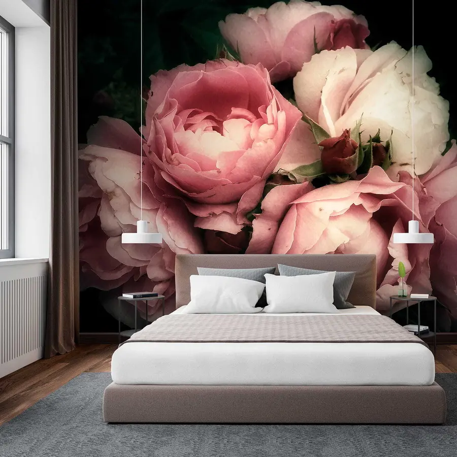 Fototapeta Delikatne różowe piwonie u08062