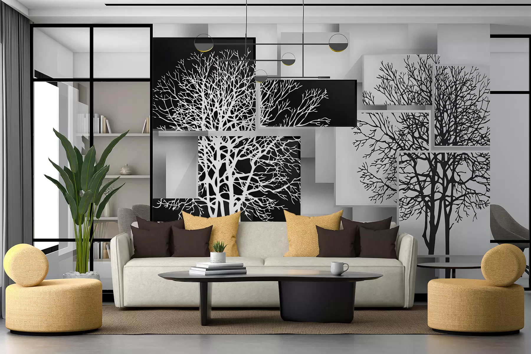 Fototapeta Drzewo Yin Yan u09369