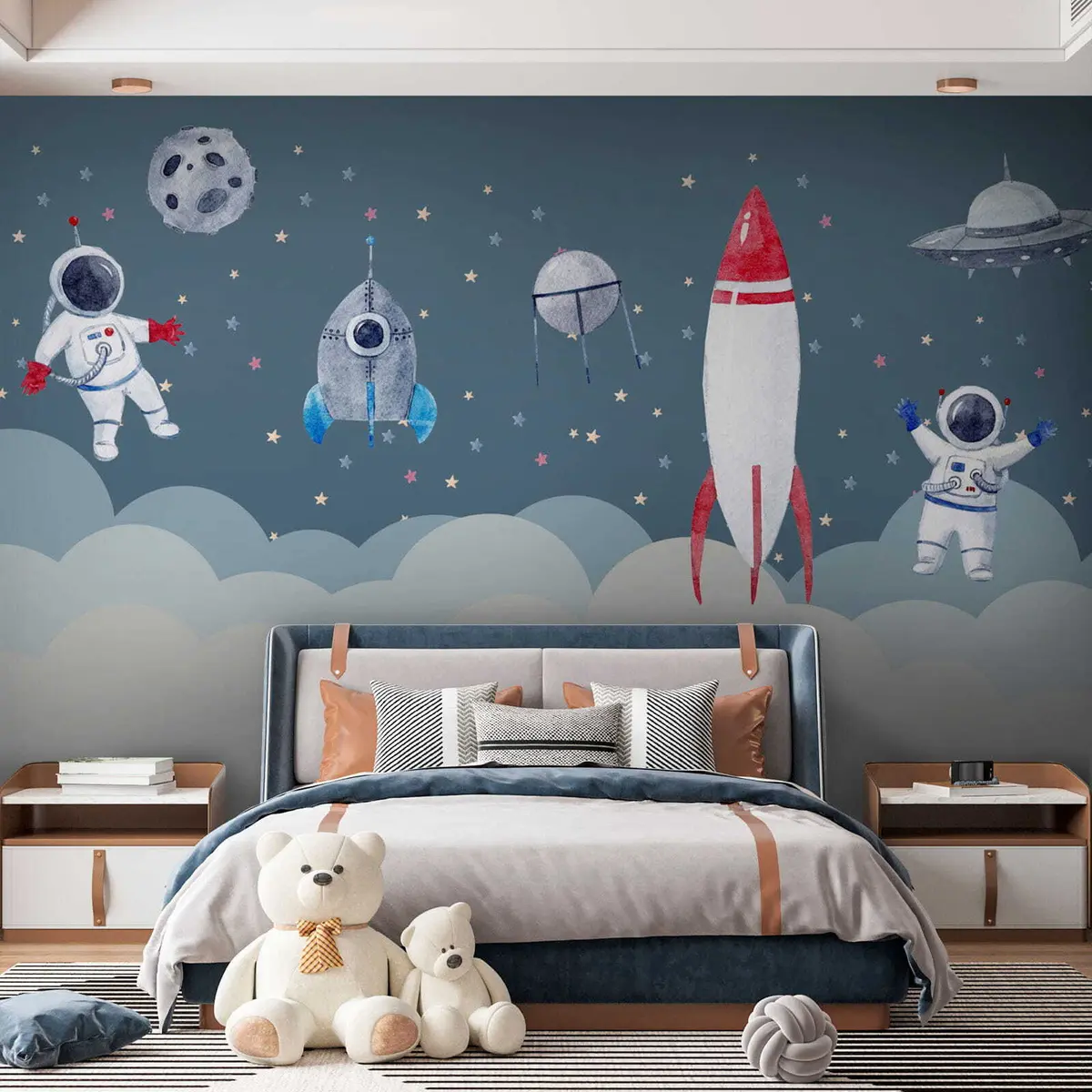 Fototapeta Załoga małych astronautów u09813