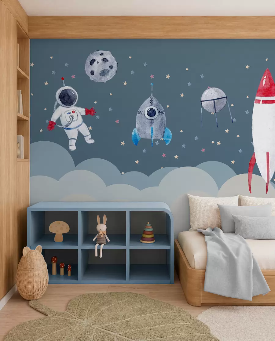 Fototapeta Załoga małych astronautów u09813
