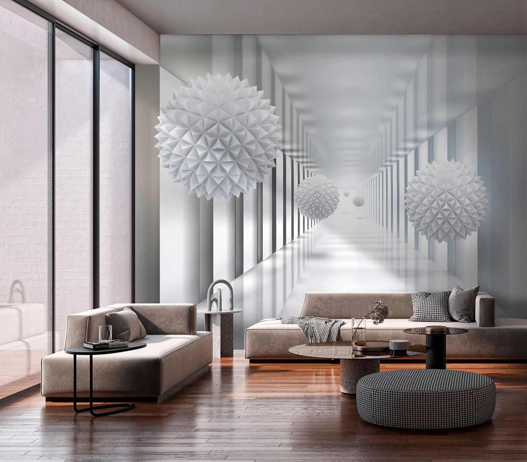 Fototapeta Piłki w tunelu u24571