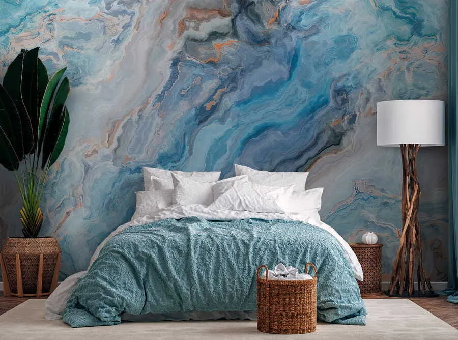 Fototapeta Niebieski marmur u28985