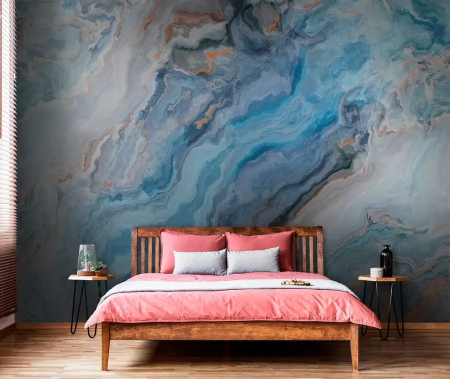 Fototapeta Niebieski marmur u28985