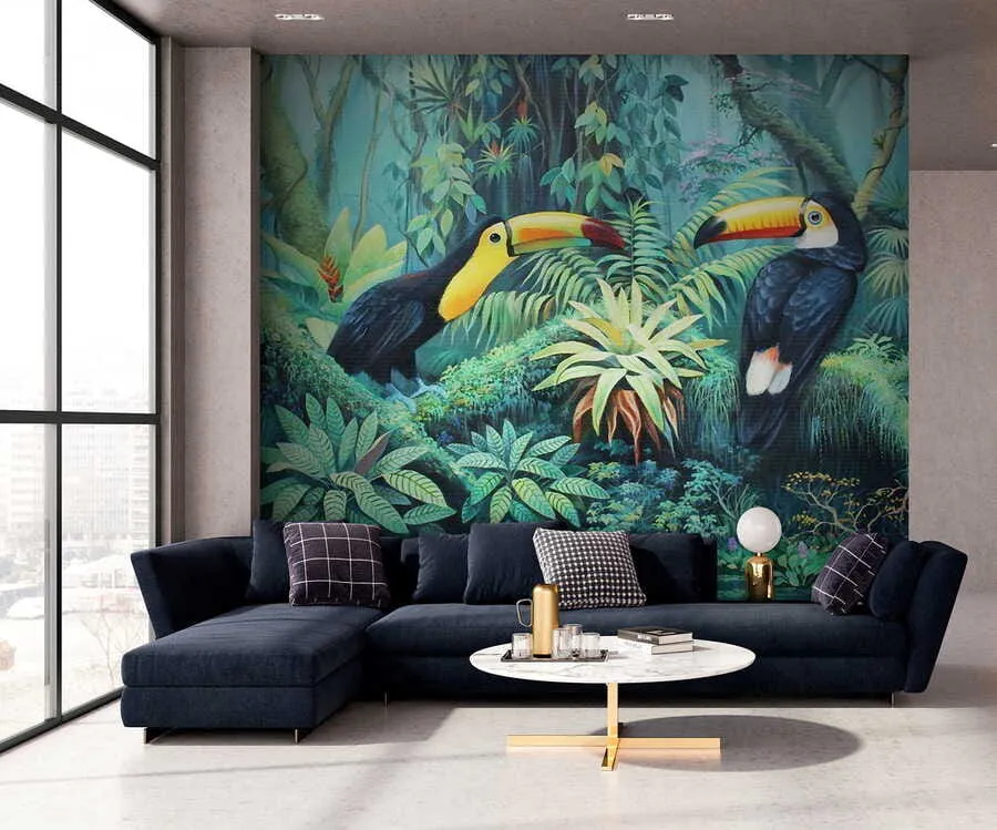 Fototapeta Tukany w dżungli u36358