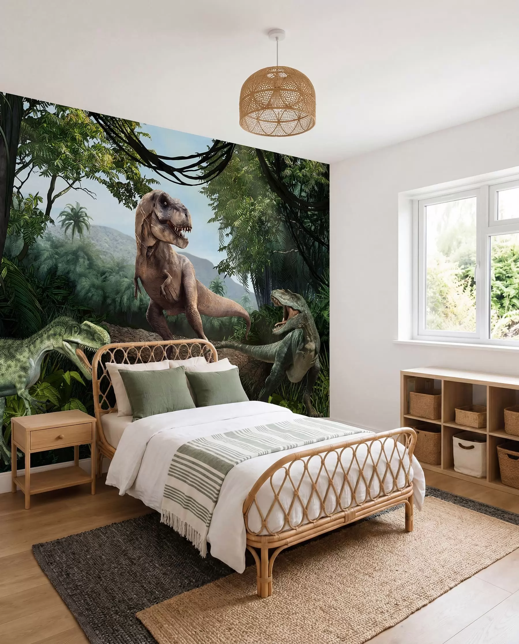 Fototapeta Dinozaury w dżungli u36756
