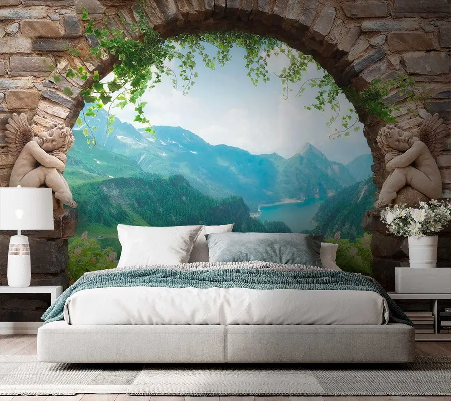 Fototapeta Łuk z widokiem na góry u52506