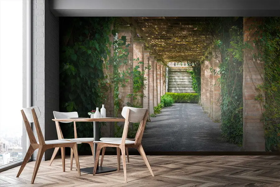 Fototapeta Włoski dziedziniec u53299