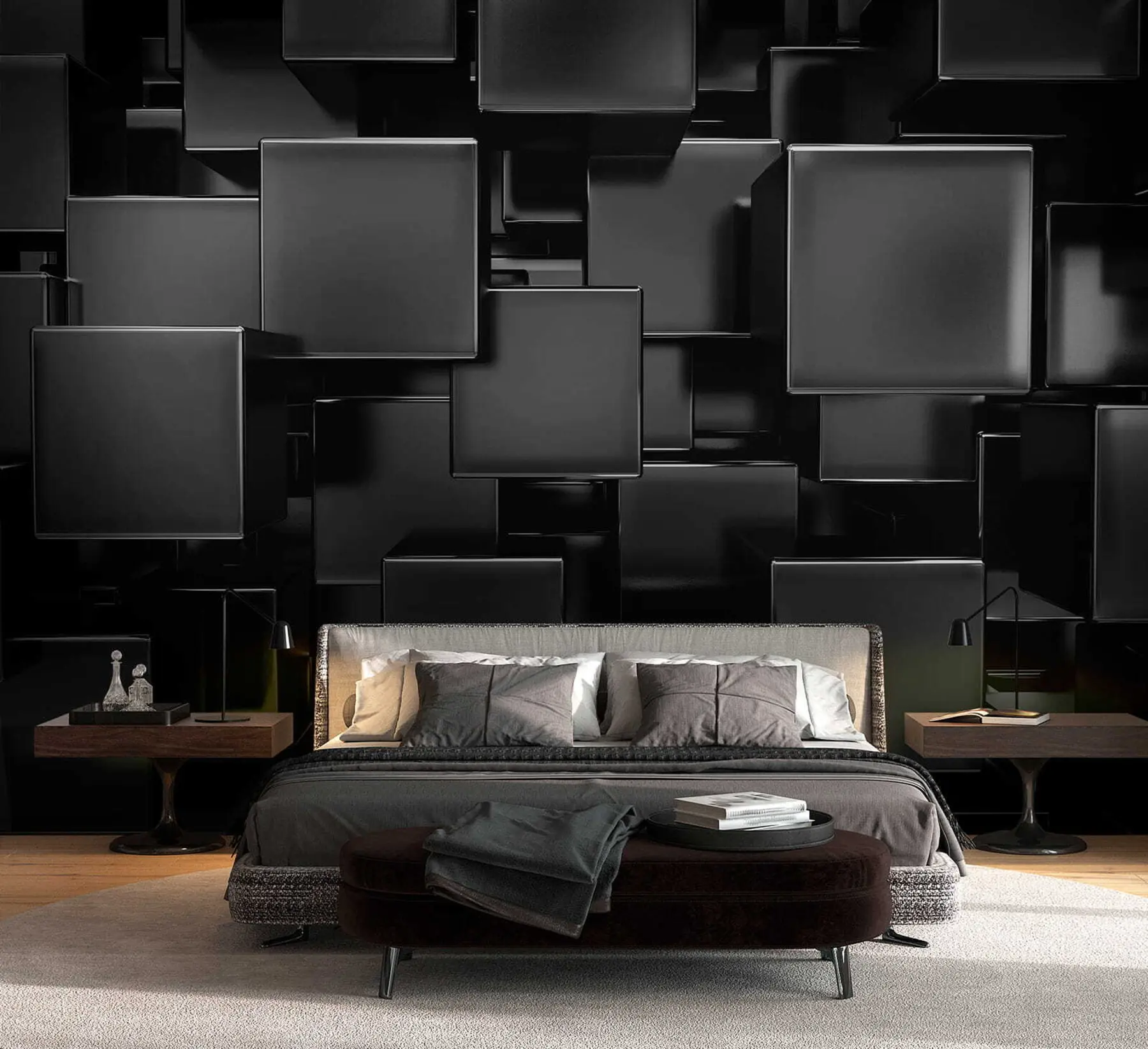 Fototapeta Kostki z anodyzowanego tytanu u53412