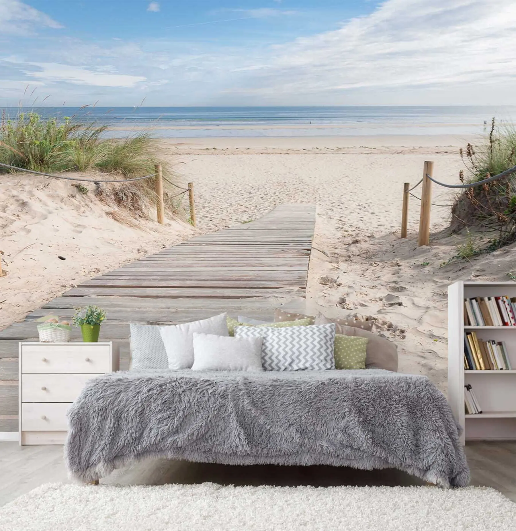 Fototapeta Ścieżka do piaszczystej plaży u54357