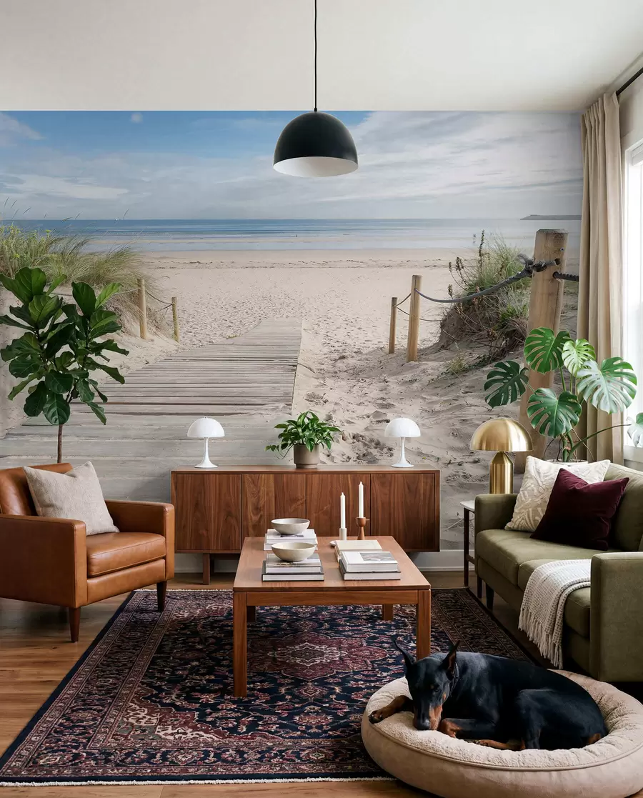 Fototapeta Ścieżka do piaszczystej plaży u54357