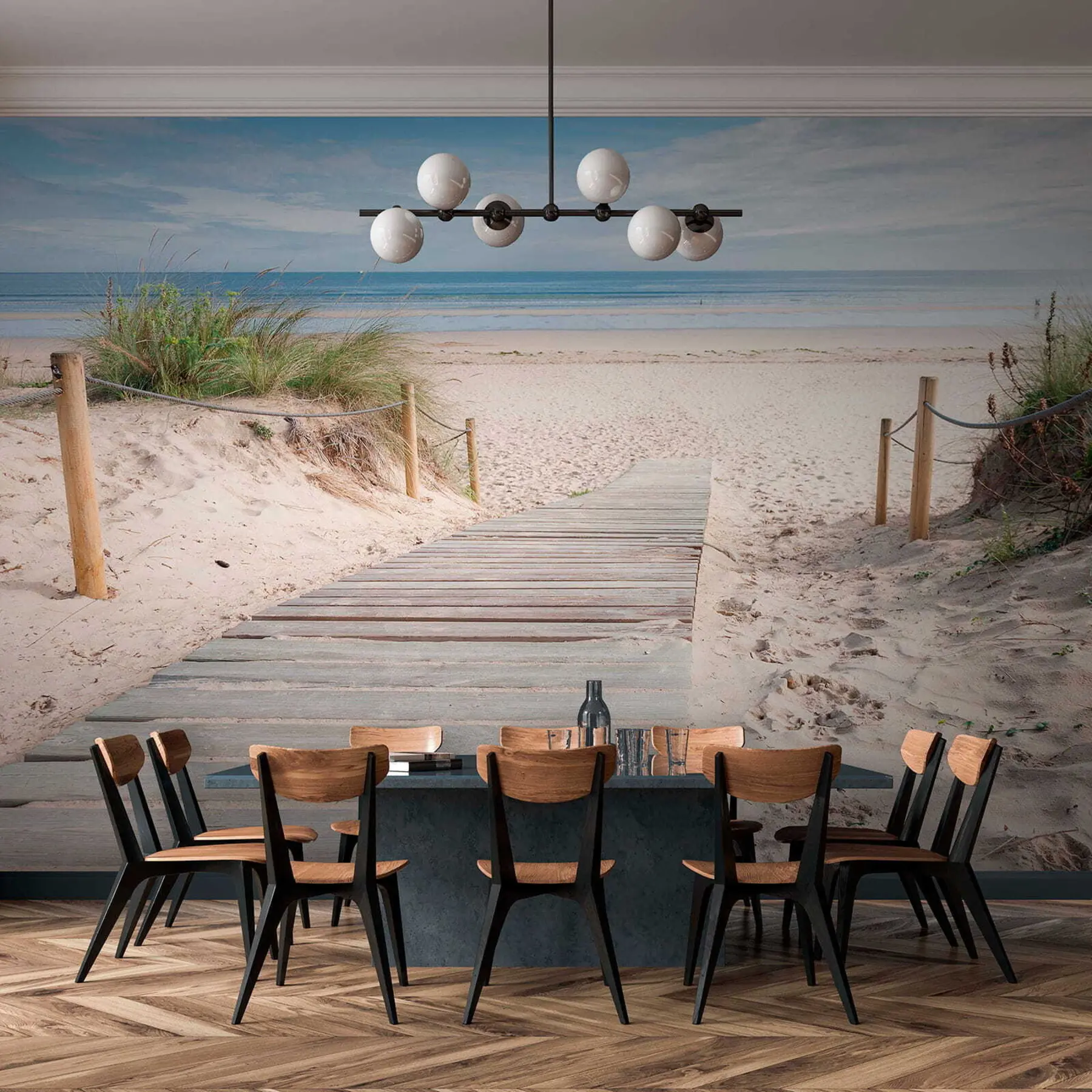Fototapeta Ścieżka do piaszczystej plaży u54357
