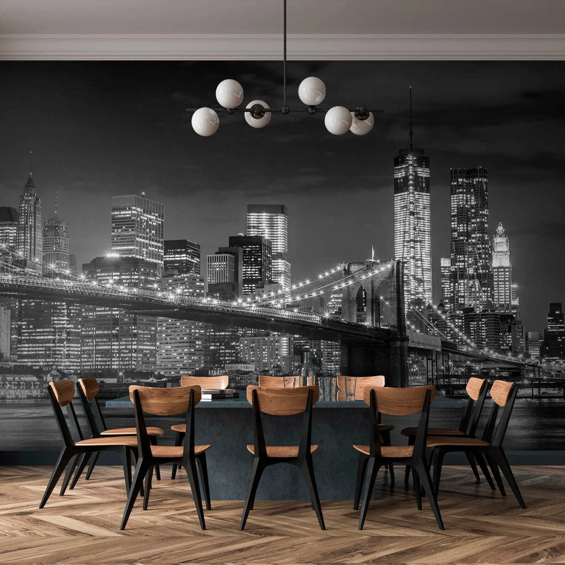 Fototapeta Miasto w nocy u56428