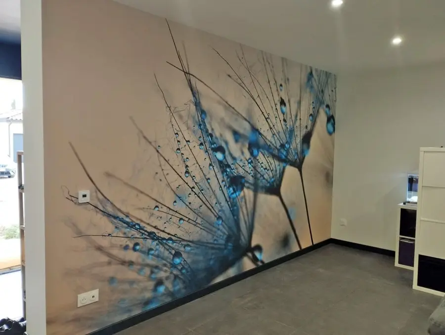 Fototapeta Mlecze z kroplami wody u57557