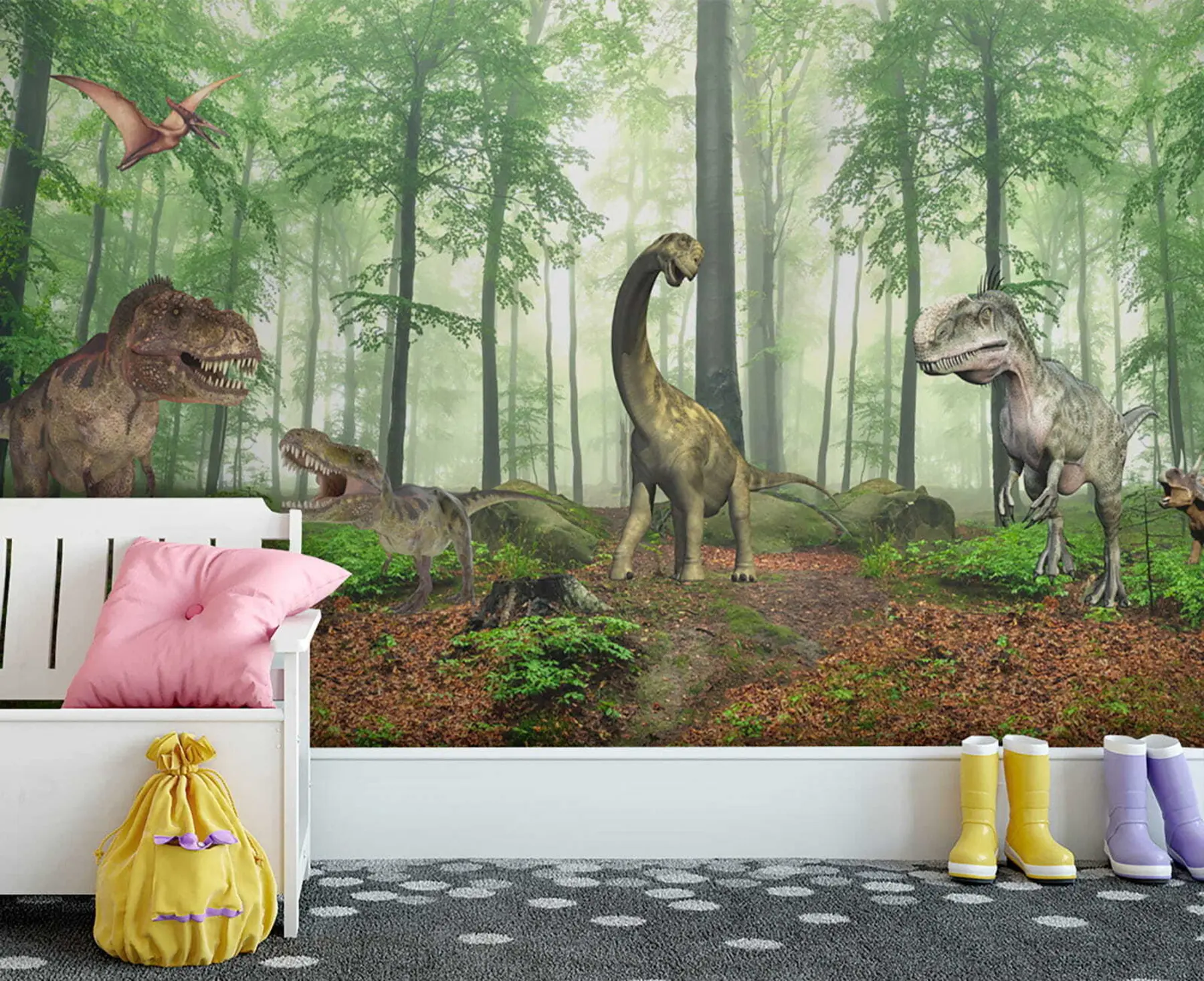 Fototapeta Dinozaury na wolności u60039