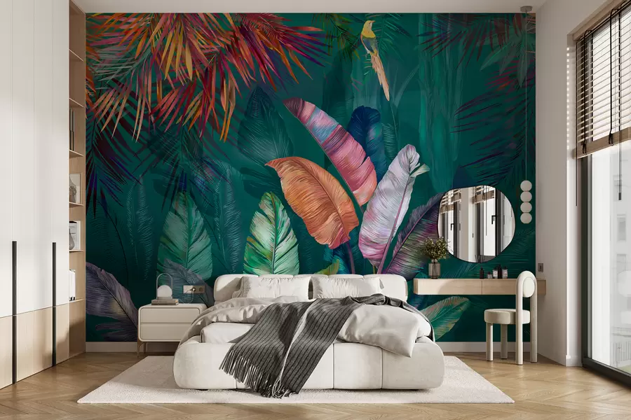 Fototapeta Jasne liście bananowca u60120