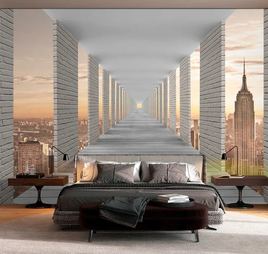 Fototapeta Tunel z widokiem na Nowy Jork u59788