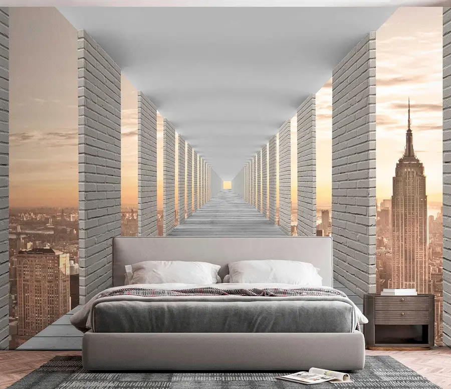 Fototapeta Tunel z widokiem na Nowy Jork u59788