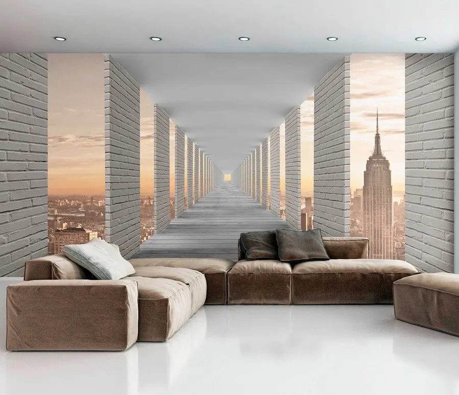 Fototapeta Tunel z widokiem na Nowy Jork u59788