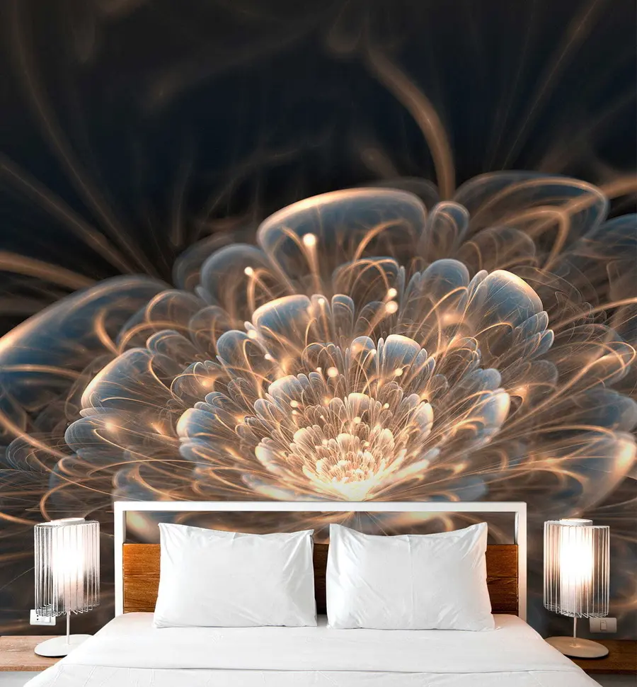 Fototapeta Rysowanie światłem na ciemnym tle u59705