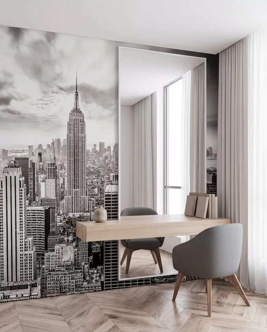 Fototapeta Manhattan w monochromie u58762