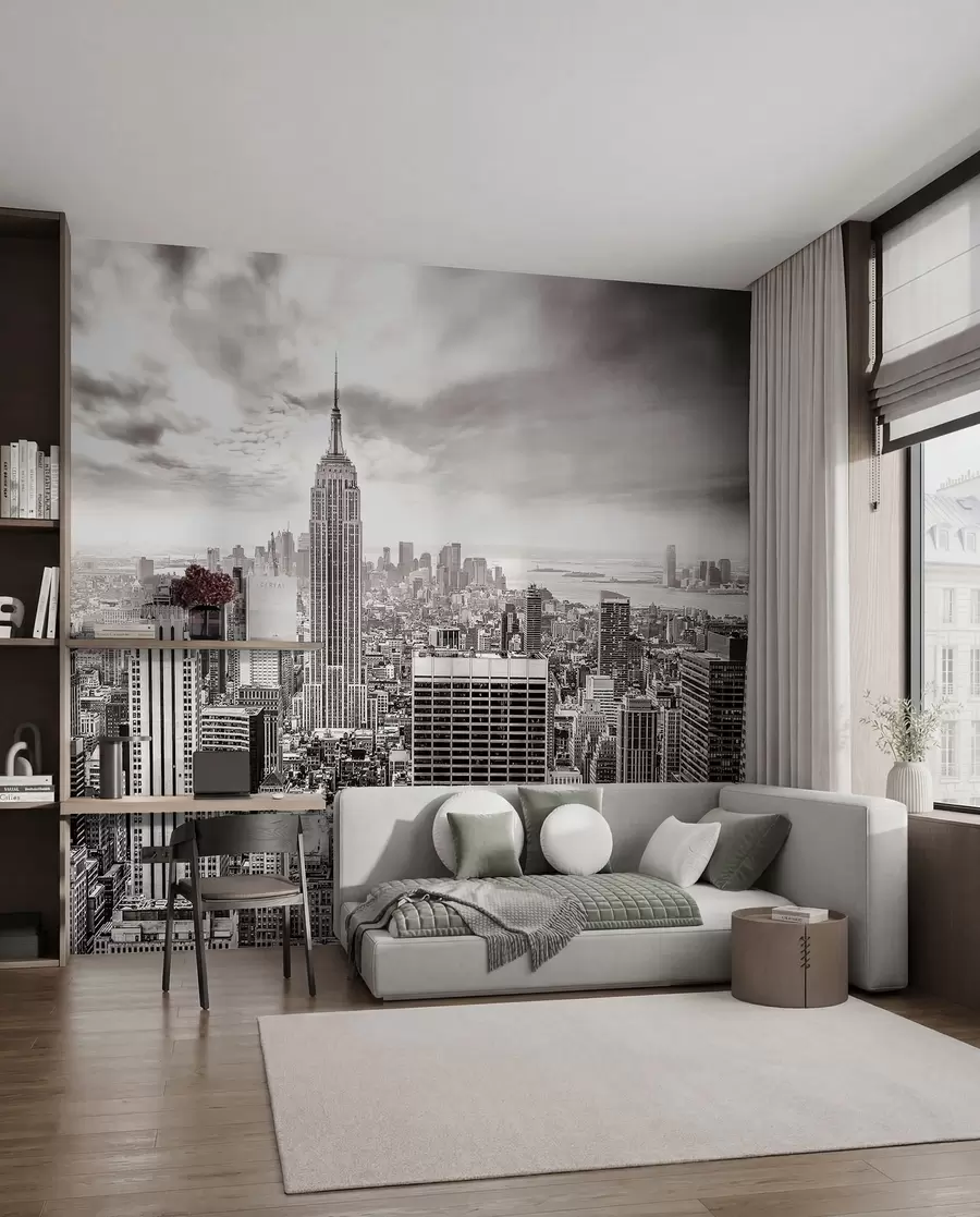 Fototapeta Manhattan w monochromie u58762