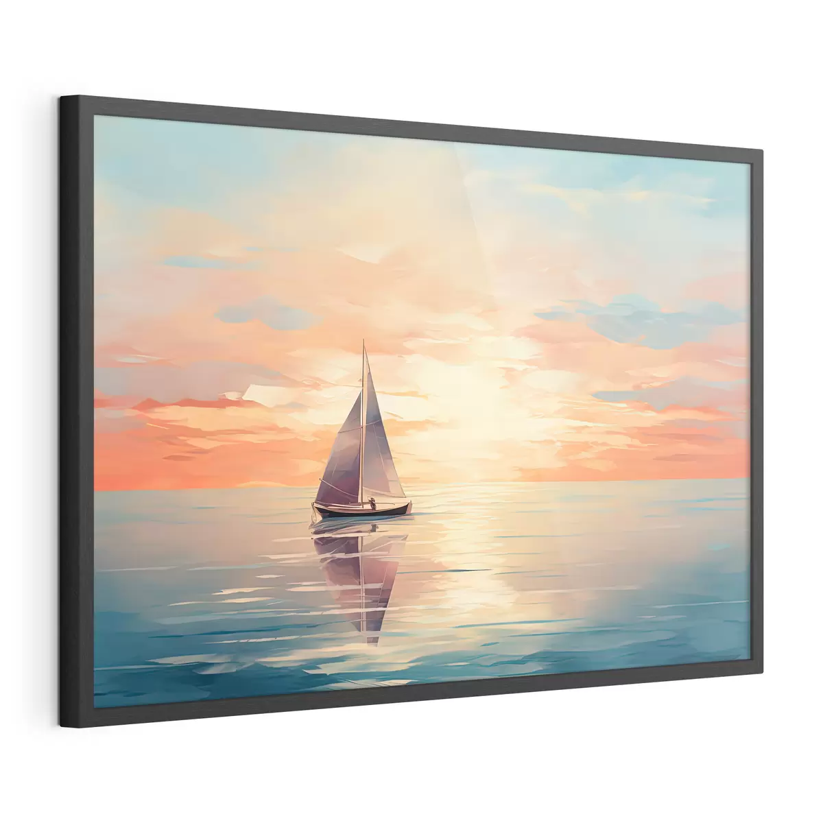 Plakat Akwarela łódź f38050