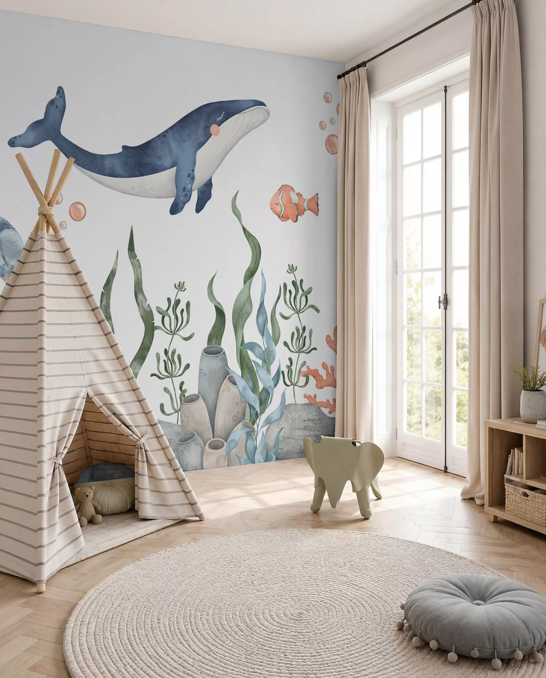 Fototapeta Mali przyjaciele oceanu w00383