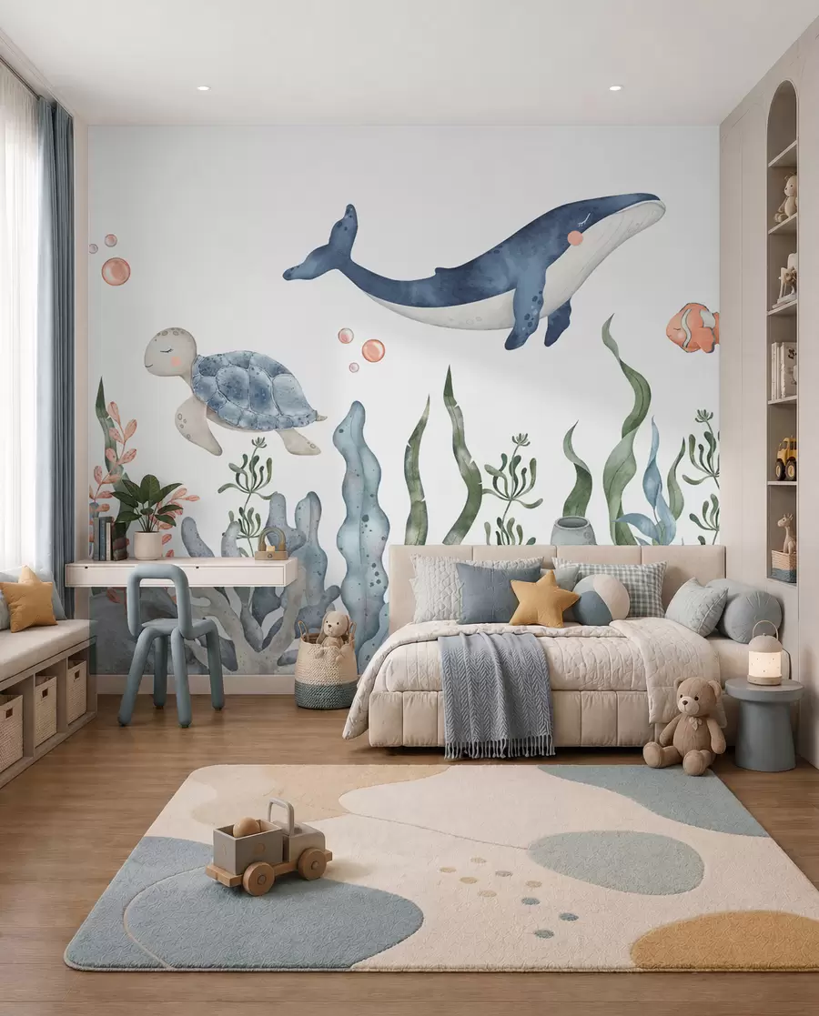 Fototapeta Mali przyjaciele oceanu w00383