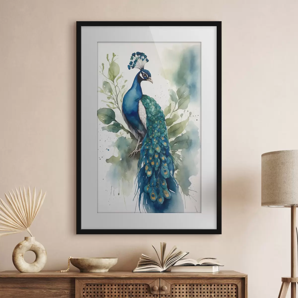 Plakat Paw w akwareli f38189