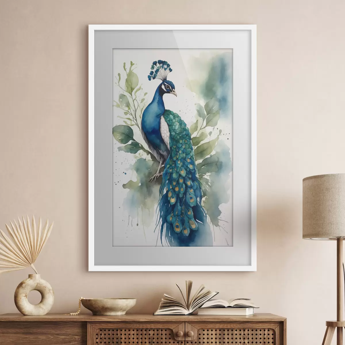 Plakat Paw w akwareli f38189