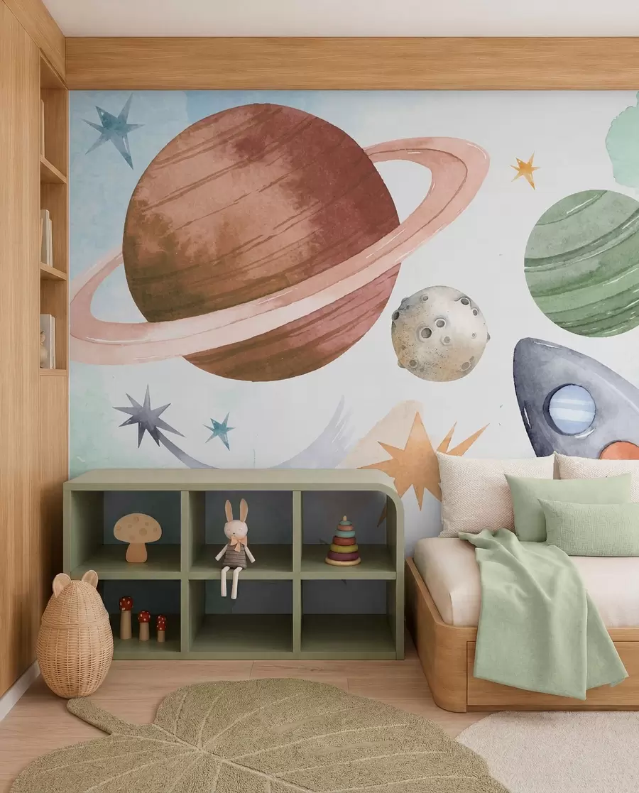 Fototapeta Parada pastelowych planet w00539