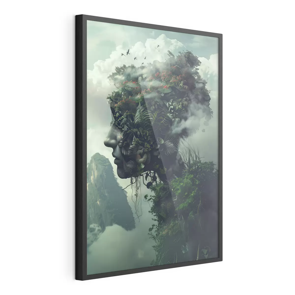 Plakat Twarze w górach f38262