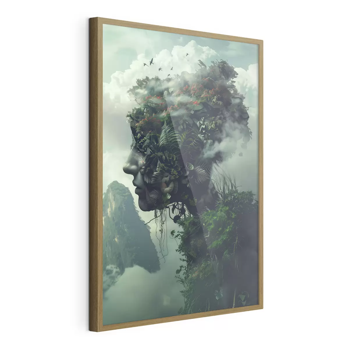 Plakat Twarze w górach f38262