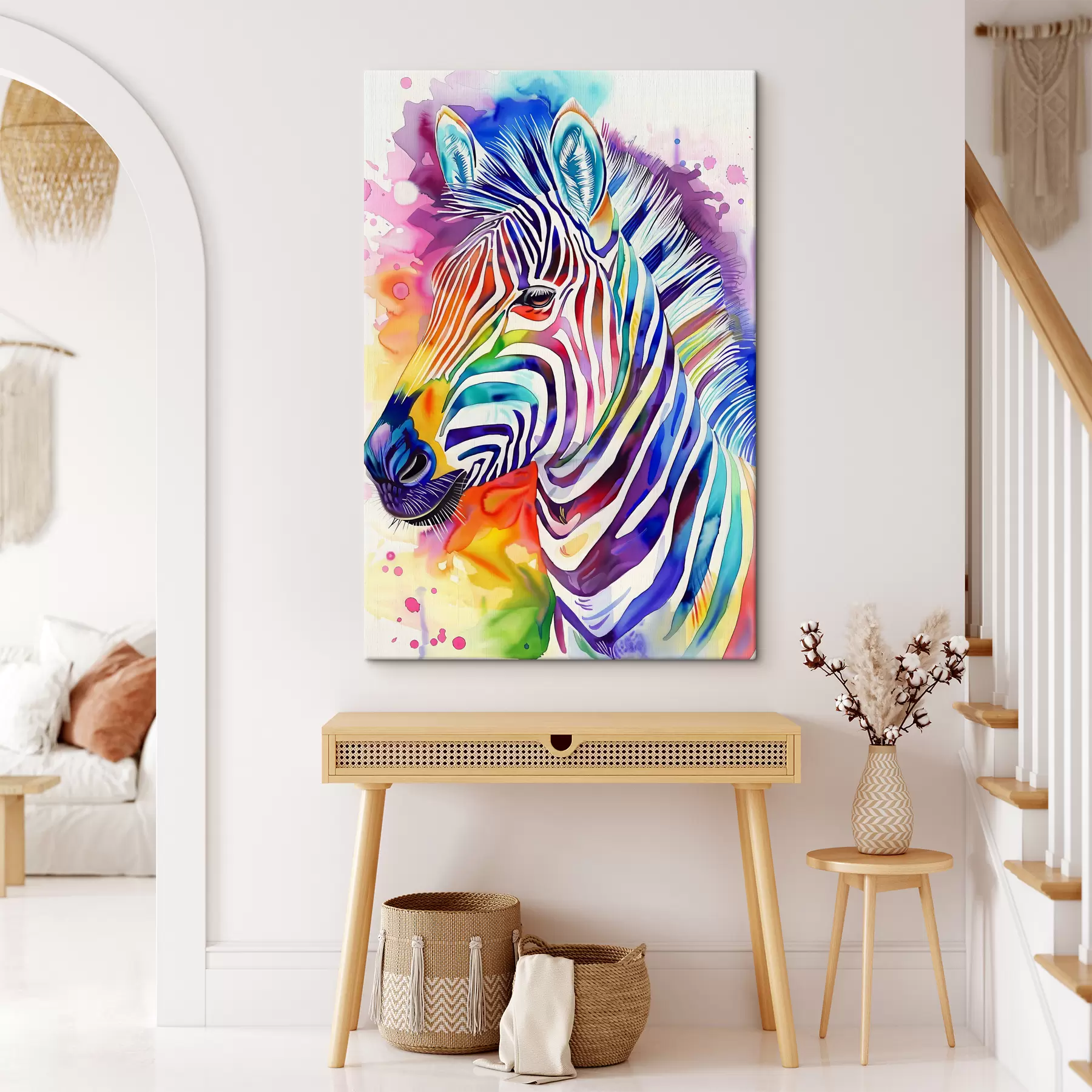 Fototapeta Wielobarwna zebra s38379