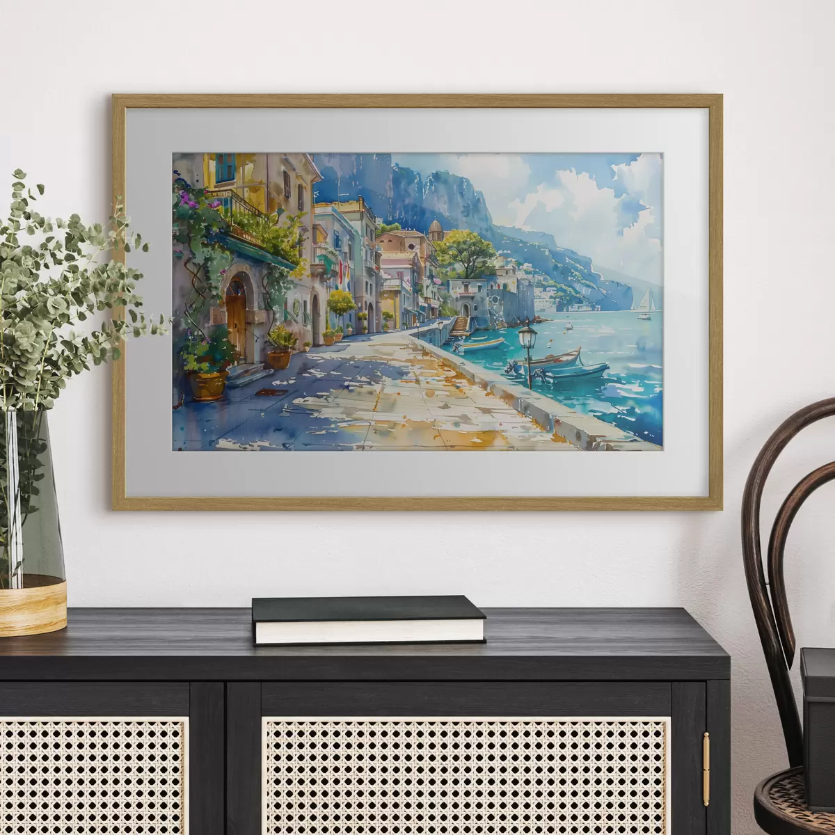 Plakat Nasyp nad morzem f38449