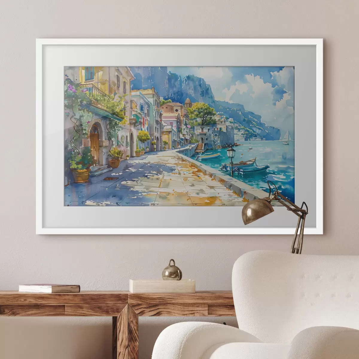 Plakat Nasyp nad morzem f38449