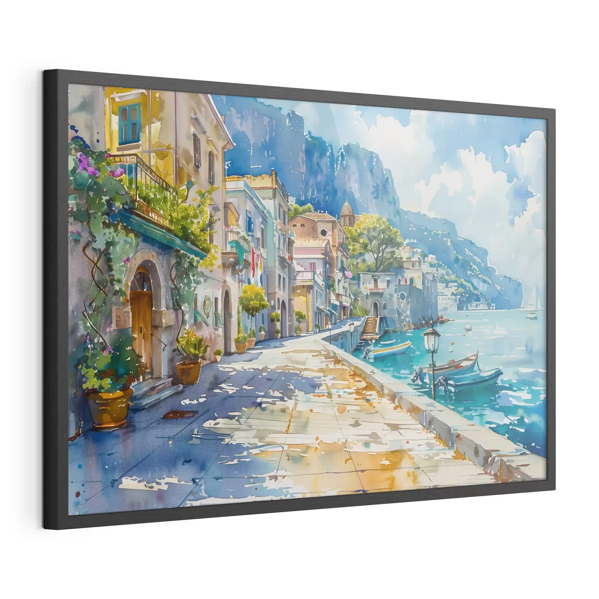 Plakat Nasyp nad morzem f38449