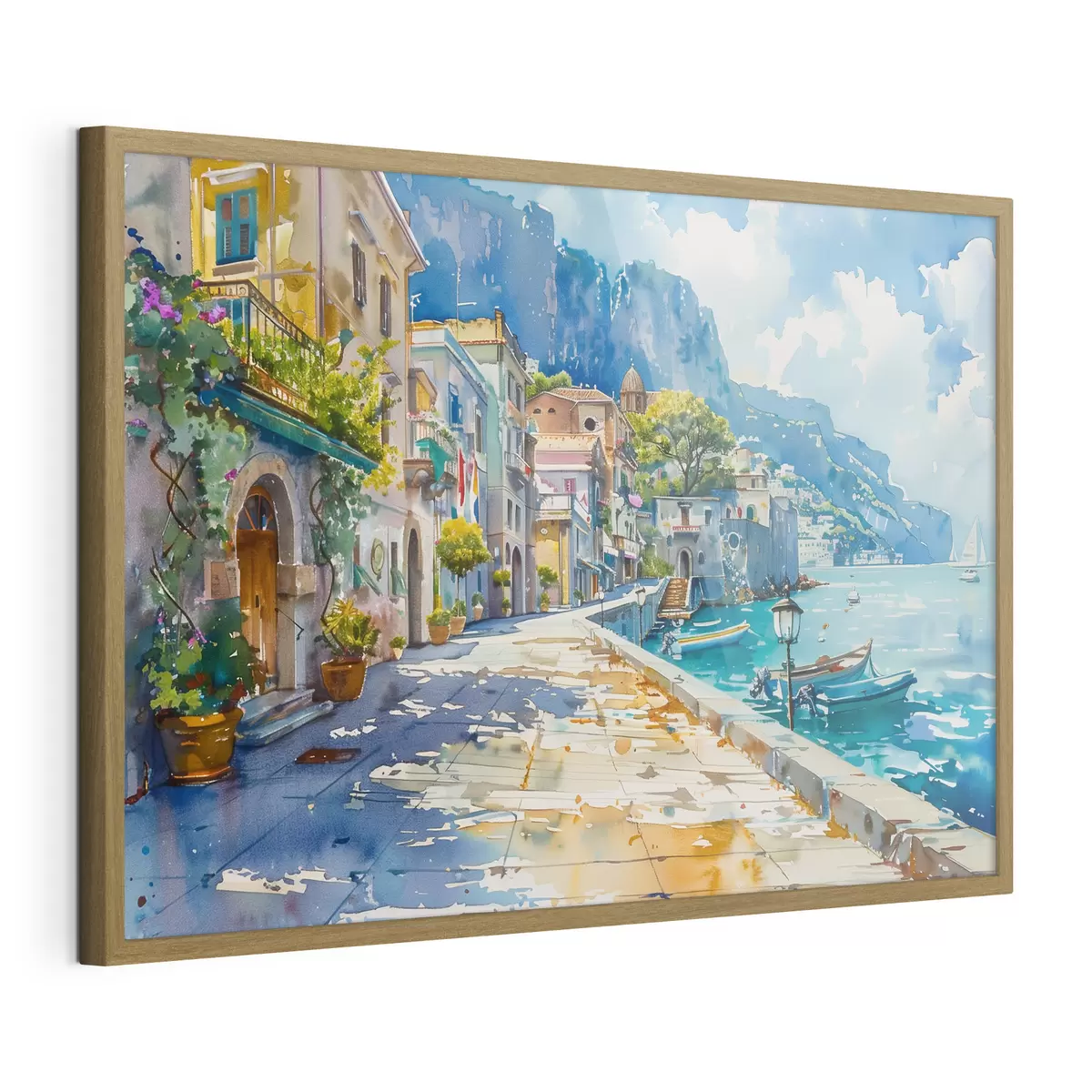 Plakat Nasyp nad morzem f38449