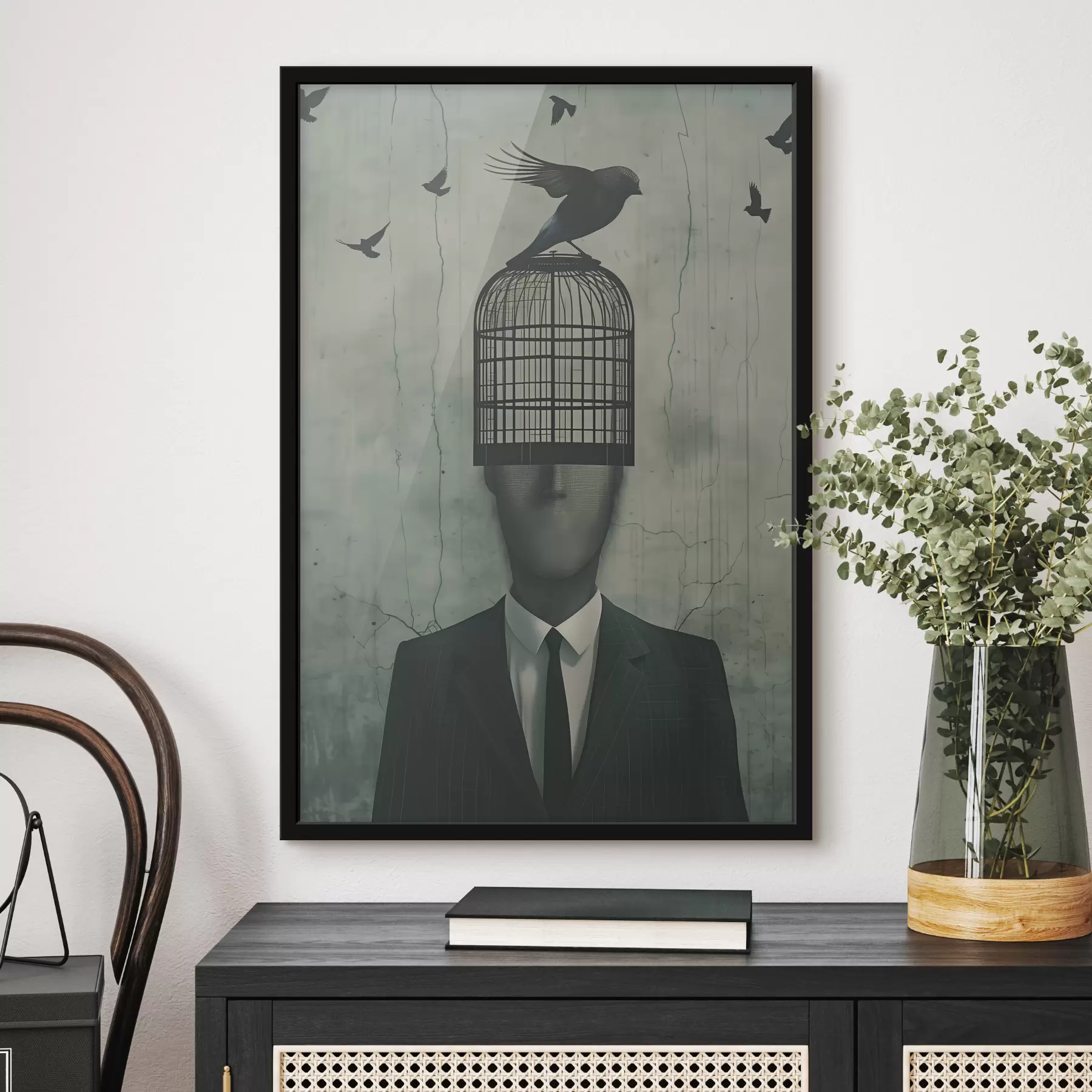 Fototapeta Malarstwo abstrakcyjne przedstawiające mężczyznę f38517