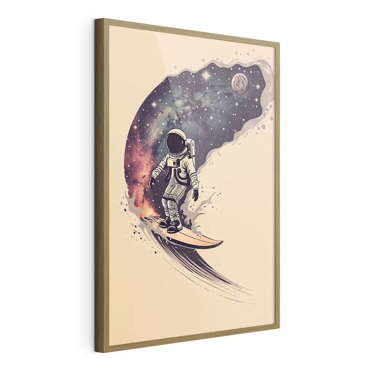 Plakat Astronauta surfer f38636
