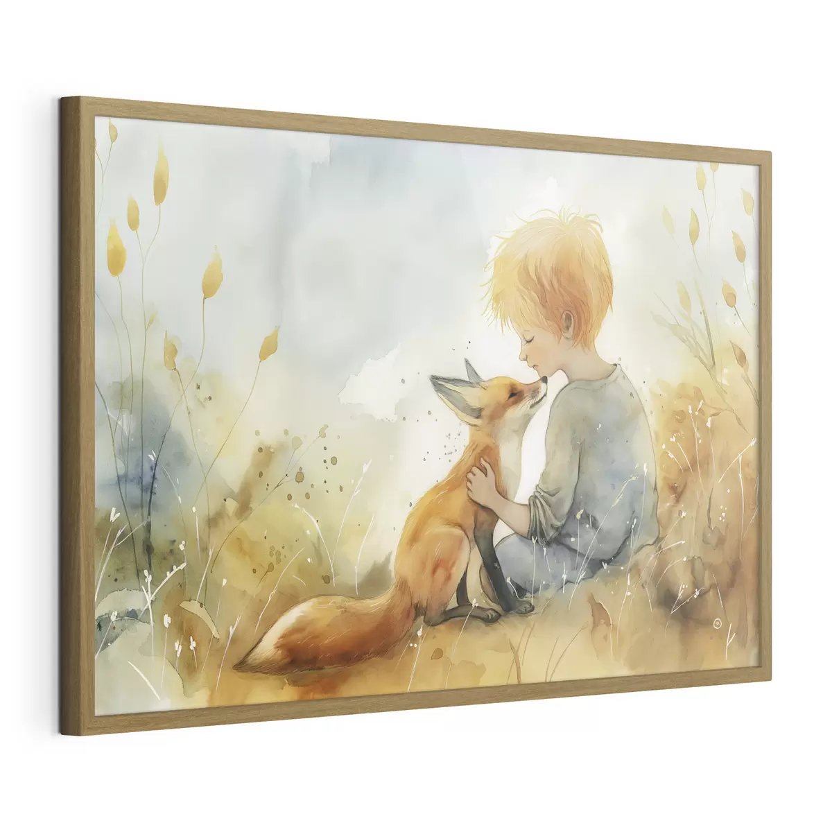 Plakat Mały Książę i lis f38790