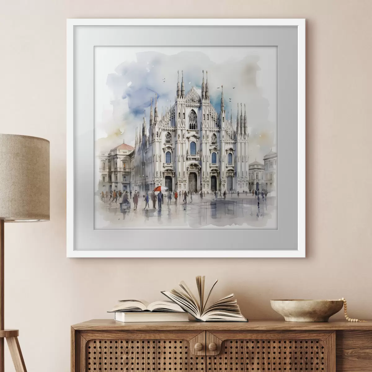 Plakat Deszcz nad Mediolanem f38938