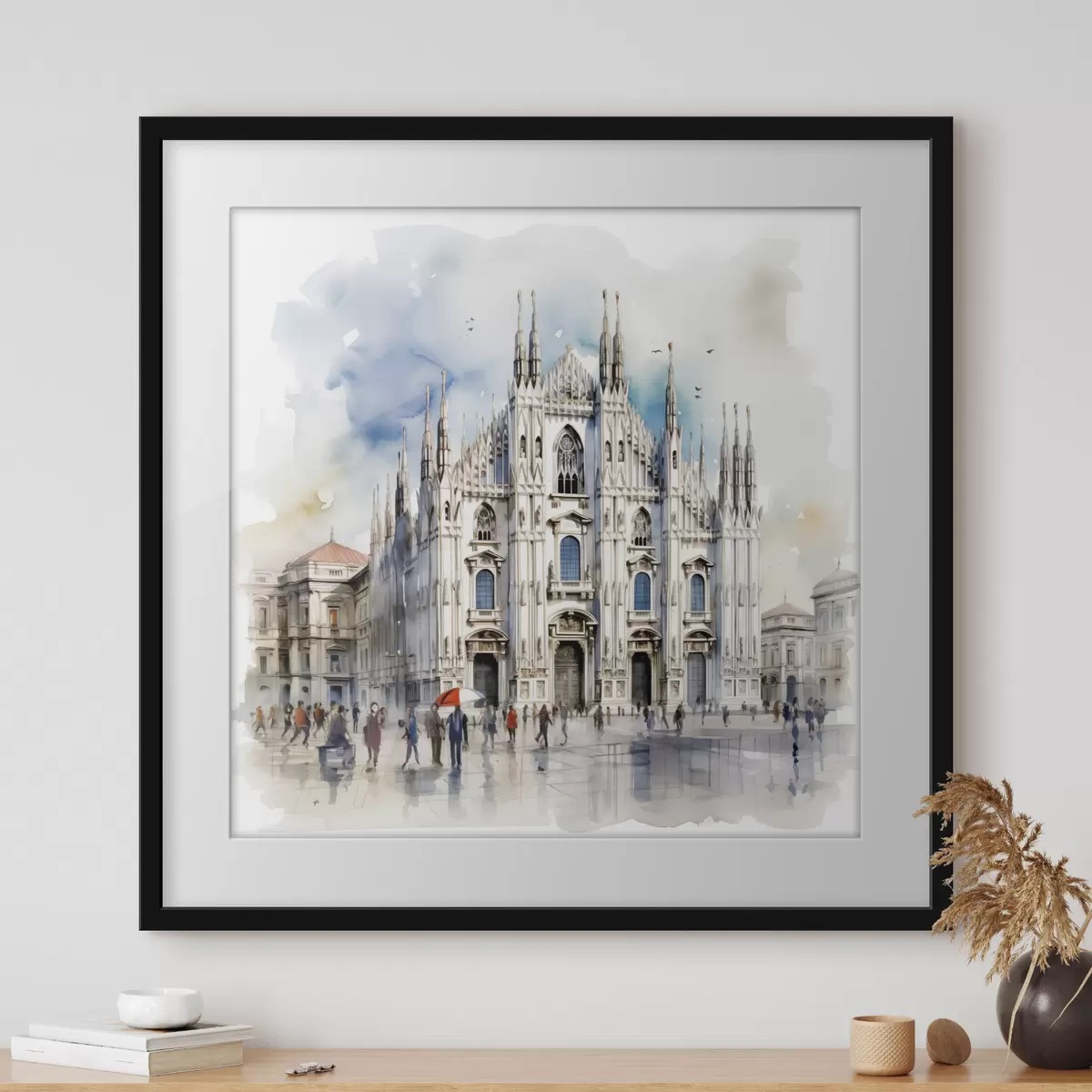 Plakat Deszcz nad Mediolanem f38938