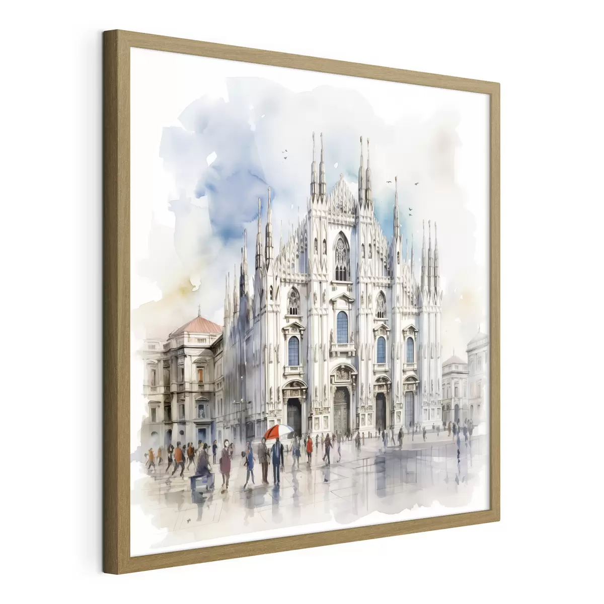Plakat Deszcz nad Mediolanem f38938