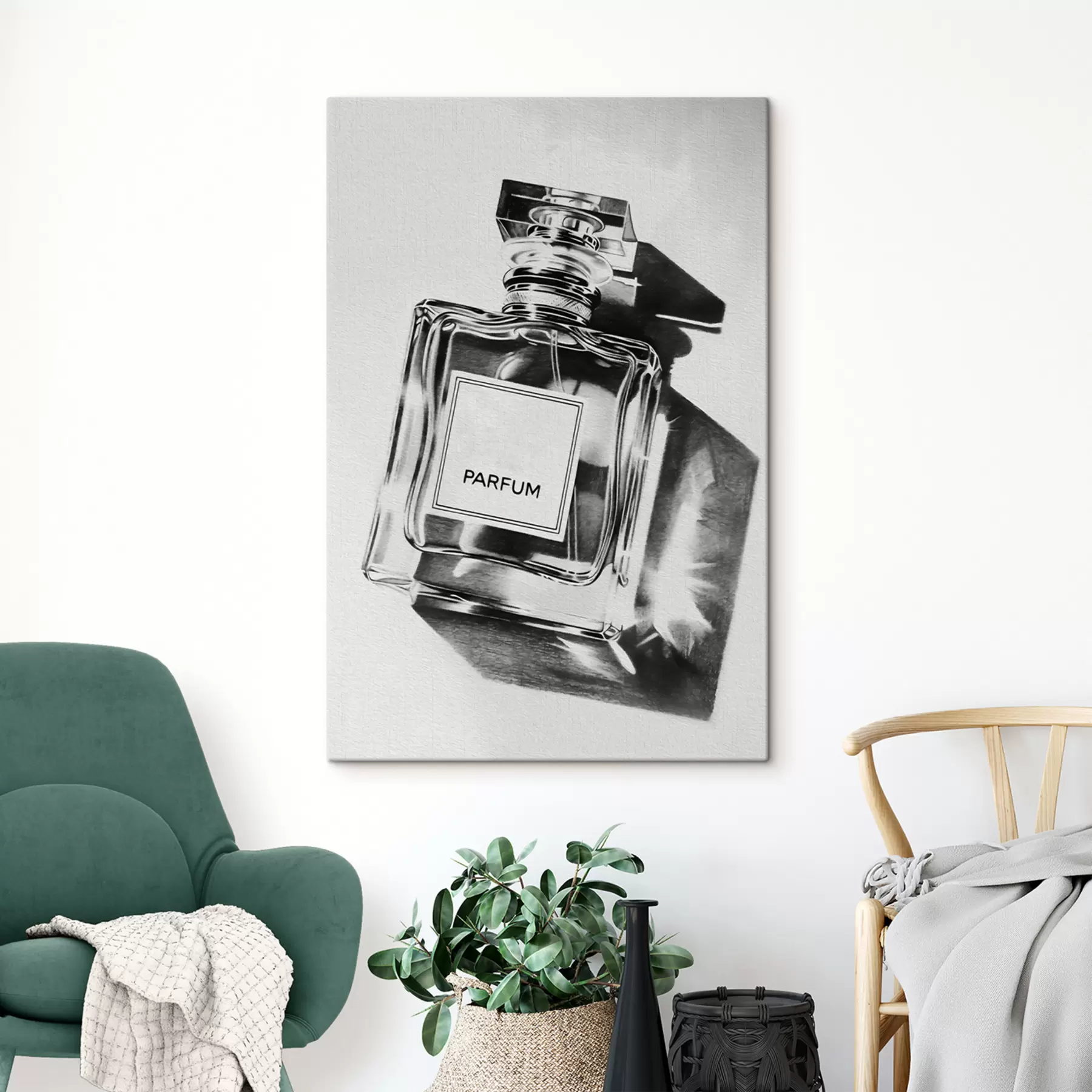 Fototapeta Ekskluzywna ilustracja mody perfum, nowy trend s39112