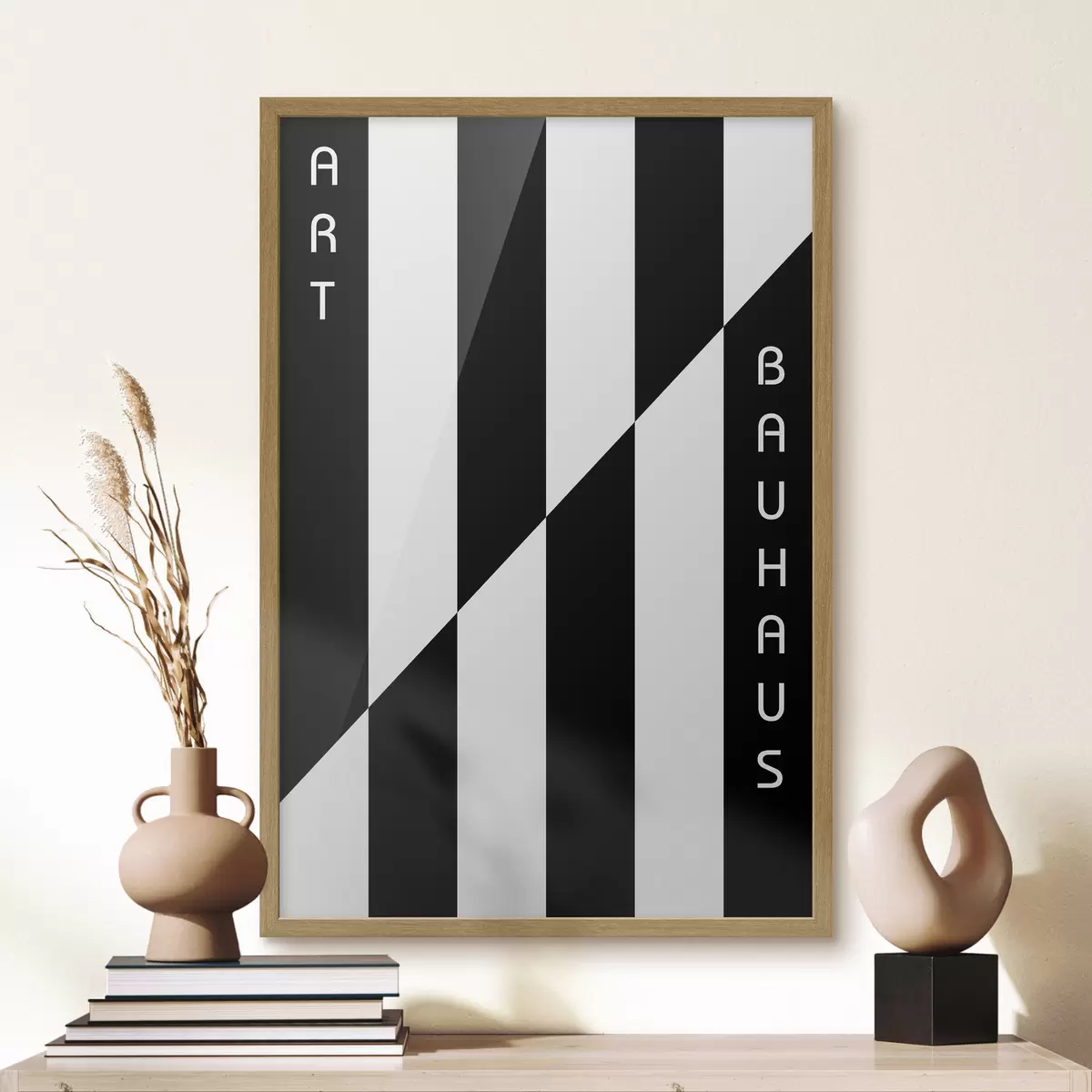 Plakat Abstrakcja geometryczna Bauhausu f39269