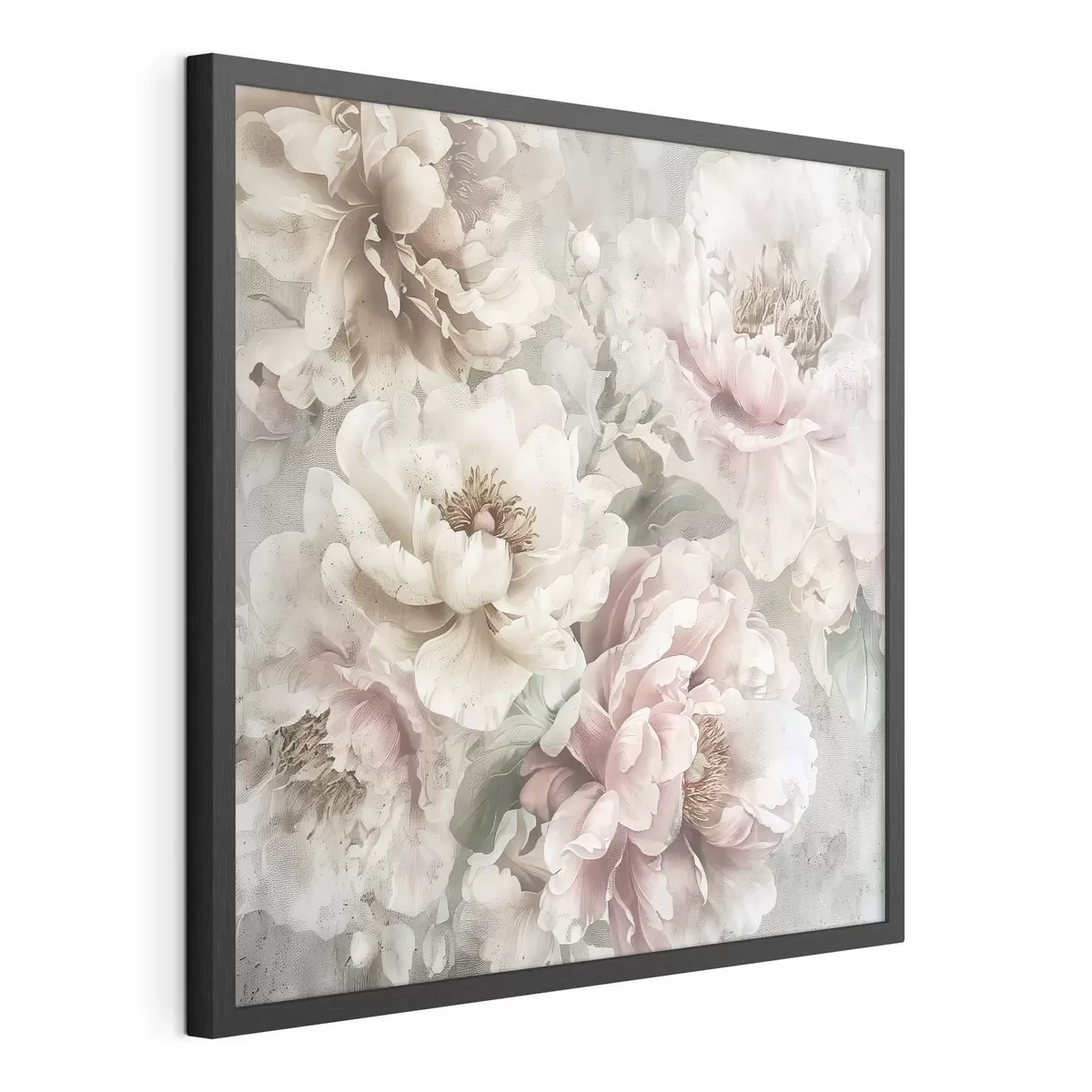 Plakat Vintage piwonie f39345