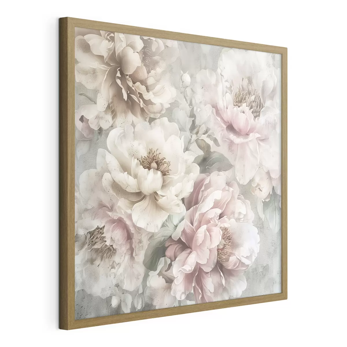 Plakat Vintage piwonie f39345